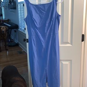 Light blue sleeveless dress